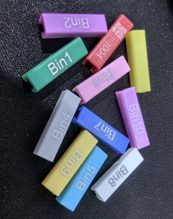 彩色芯片托盘Bin夹卡条：电子元器件整理神器，高效耐高温防静电！✨