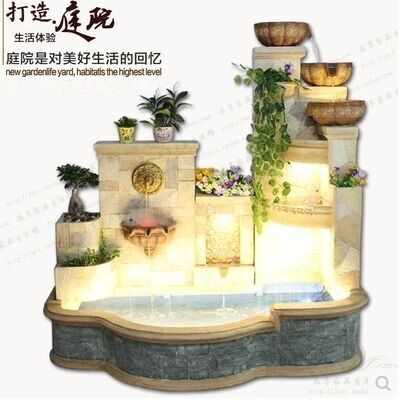 打造梦幻锦鲤鱼池：假山水池景观瀑布循环过滤神器，心动不如行动！️