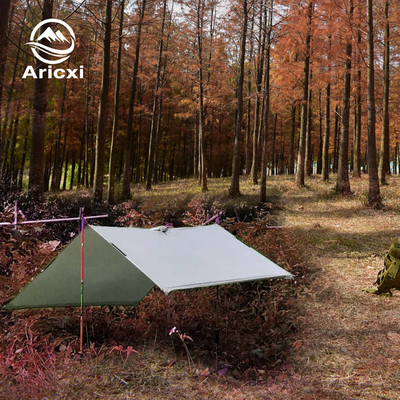 户外野营必备神器：Aricxi 15D涂硅涂银尼龙天幕地垫两用帐篷地布，轻便耐用新体验！️