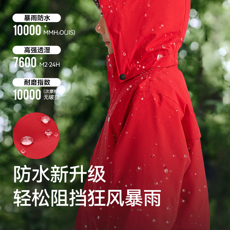 秋冬宝贝守护神！伯希和儿童防泼水加厚冲锋衣，让宝贝温暖过冬❄️✨