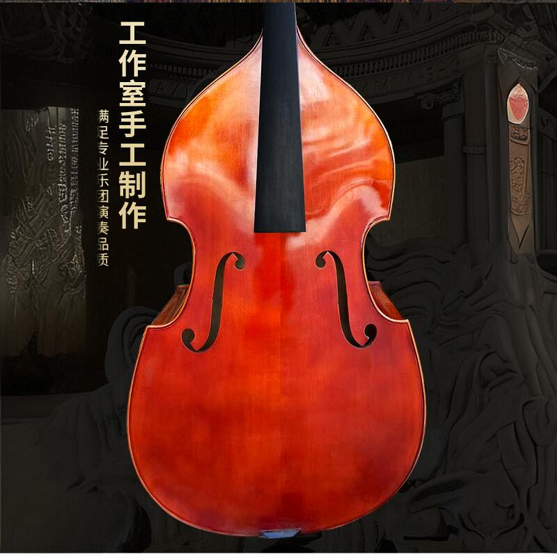 梵阿玲D105：顶级演奏级低音提琴，欧料进口全实木，手工大贝司的魅力何在？