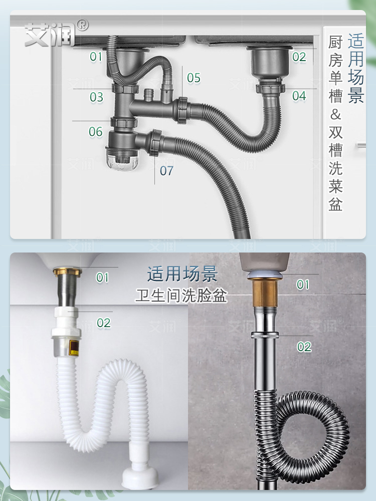 厨房水槽黑科技神器：O派水池密封胶圈，告别漏水烦恼！✨