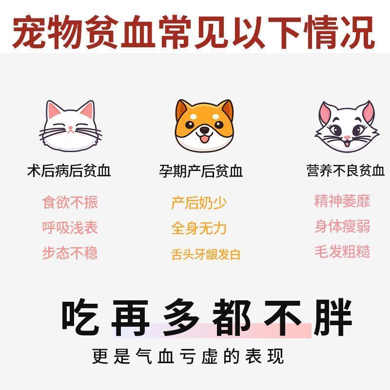 拜卡营养补充剂50ml：狗狗猫咪赖氨酸补血肝精维生素B，宠物健康守护神！