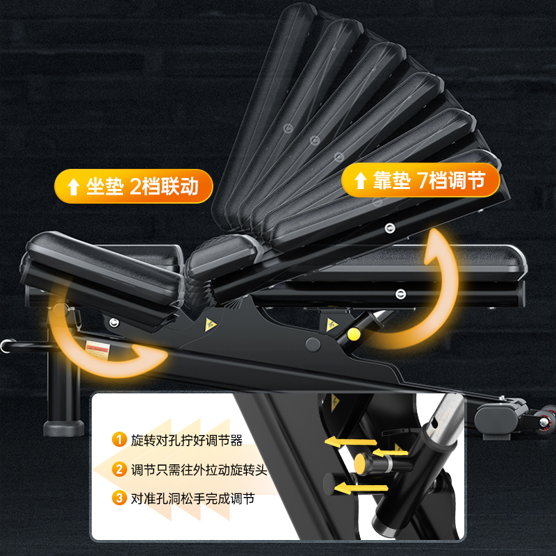 哑铃凳全能王：在家也能拥有专业健身房体验！