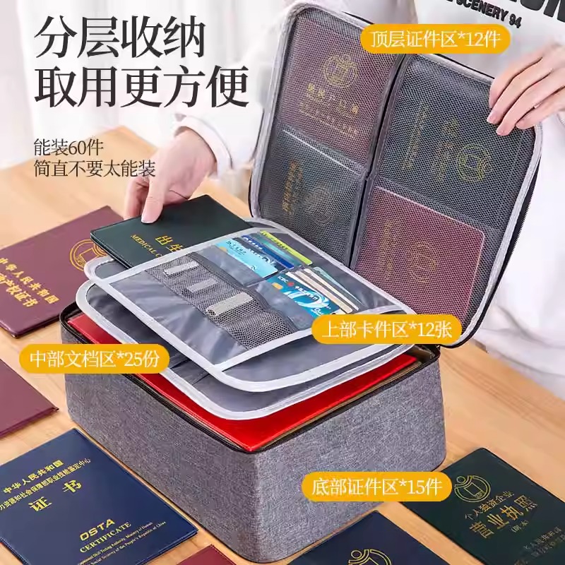 证件收纳盒：家庭资料守护神，证书收纳包神器大揭秘！
