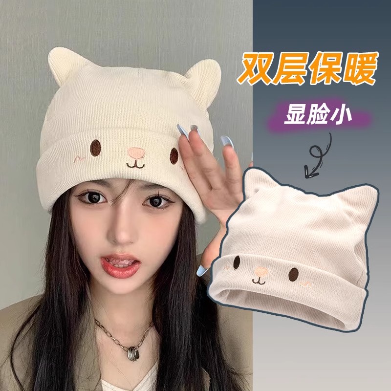 米色针织帽怎么戴才好看？女生必备指南