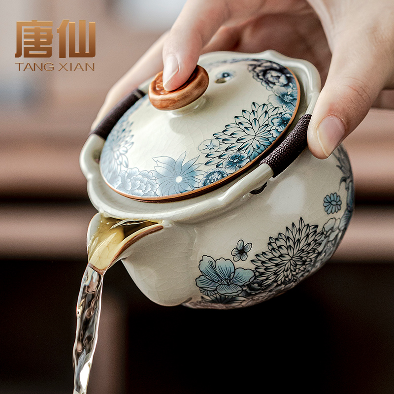 唐仙汝瓷手抓壶功夫茶具：穿越千年的茶艺美学，泡茶的艺术享受