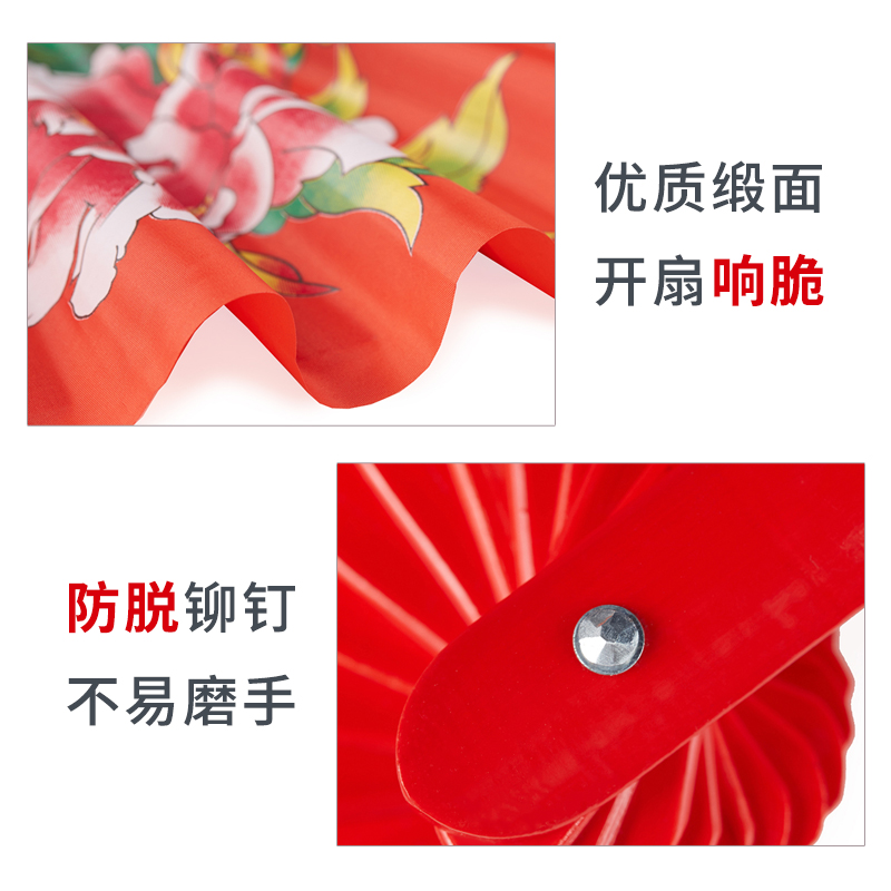 红色太极扇：功夫舞动，优雅与力量的完美结合✨
