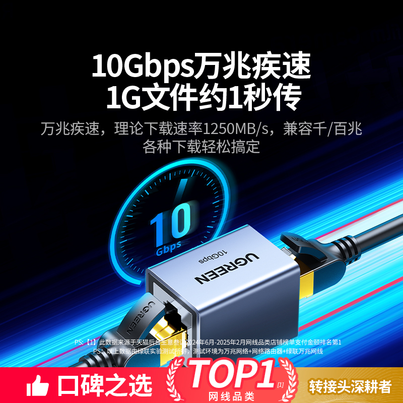 绿联NW198网线对接头：千兆网络的传输神器，告别卡顿不是梦！⚡️