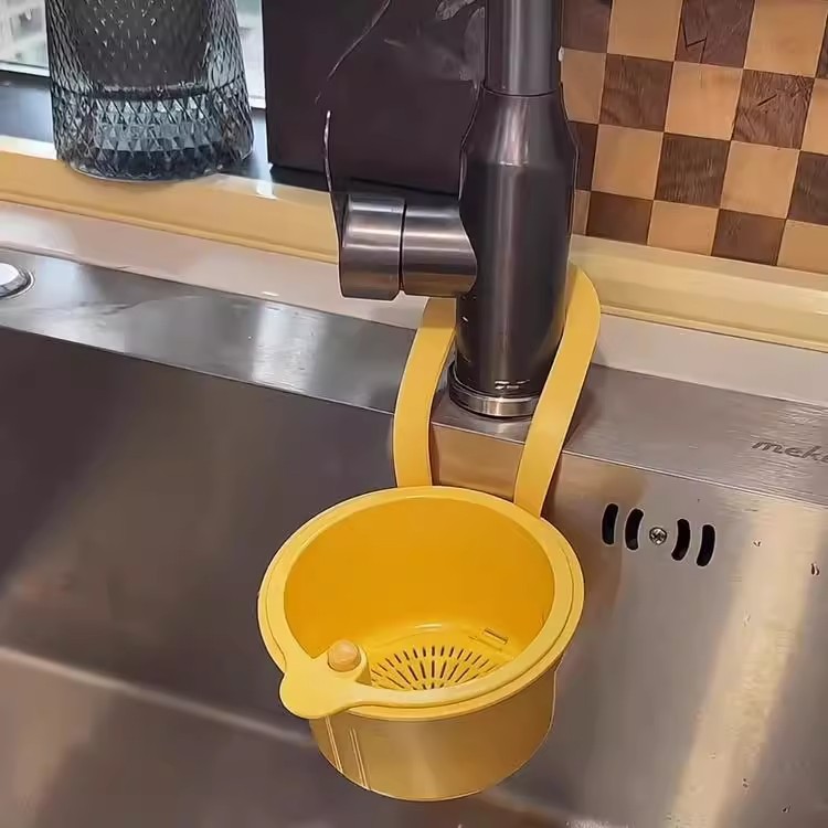 可挂式水槽沥水篮：厨房必备神器，解放双手的美食清洗助手！✨