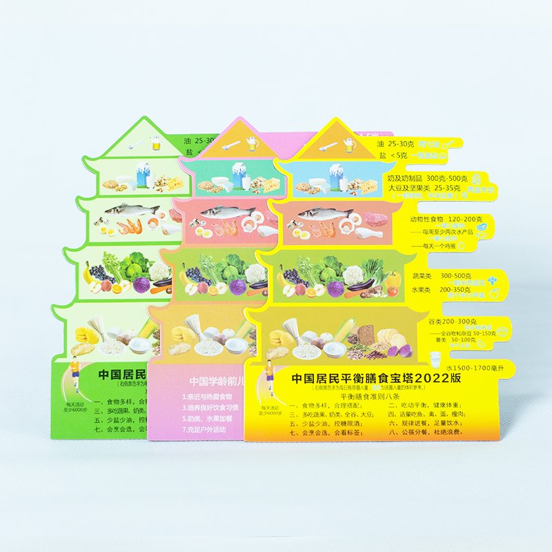 2022膳食宝塔冰箱贴太香了！健康饮食从“贴”开始，懒人必备