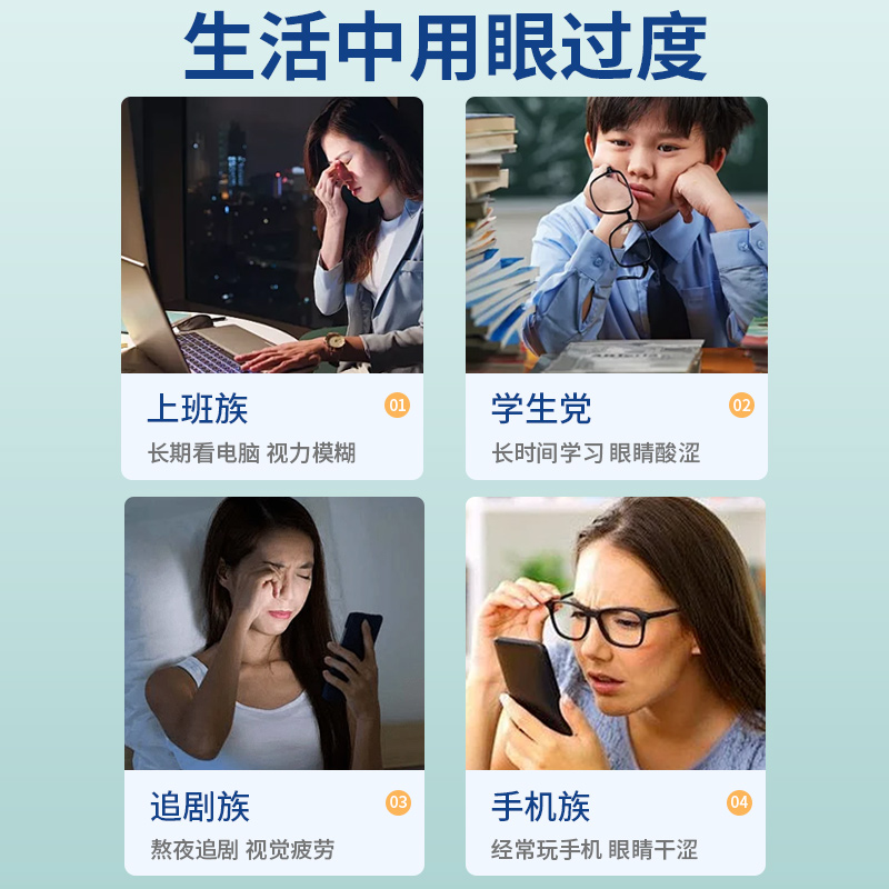 【正品】【买2赠1】丁教授爱目眼部冷敷贴护眼液眼液：告别干涩，点亮双眸的秘密武器！
