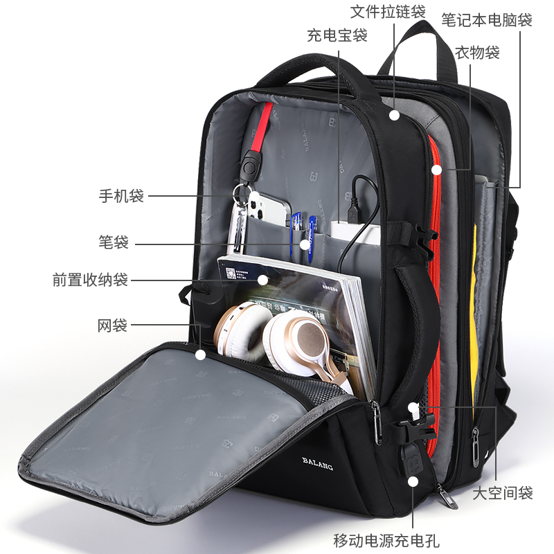 双肩包大容量背包男士商务电脑包超户外登山短途出差旅行李包旅游，你的终极装备指南！