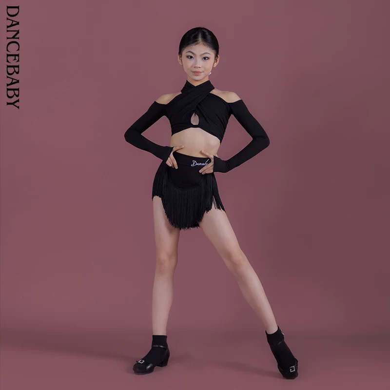 舞动魅力，舞池女王必备！dancebaby流苏拉丁舞裙，让你闪耀全场✨