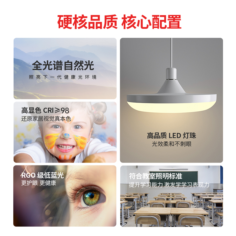 超亮三色LED吸顶灯：点亮你的家居生活，照亮每一个角落
