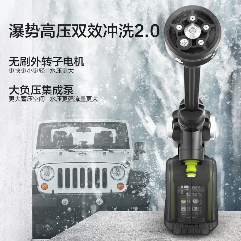 威克士WU633洗车机：告别脏车烦恼，一键启动清洁新生活！✨