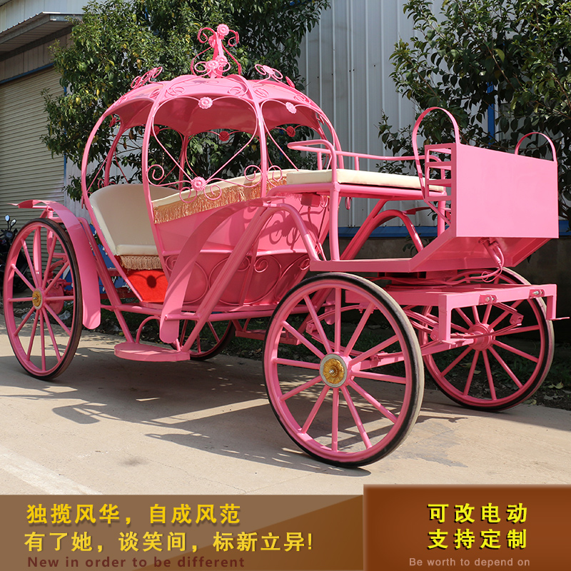 欧式旅游观光马车：婚庆摄影景区新宠，厂家直销揭秘！