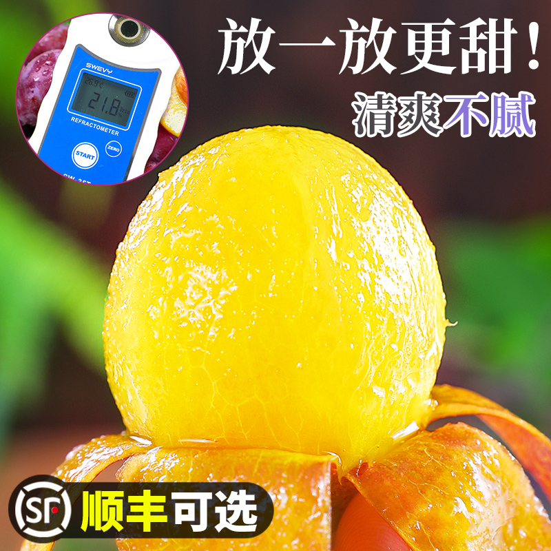 顺丰直送！新疆甜西梅5斤新鲜直达，法兰西脆甜，大果包邮尝鲜！
