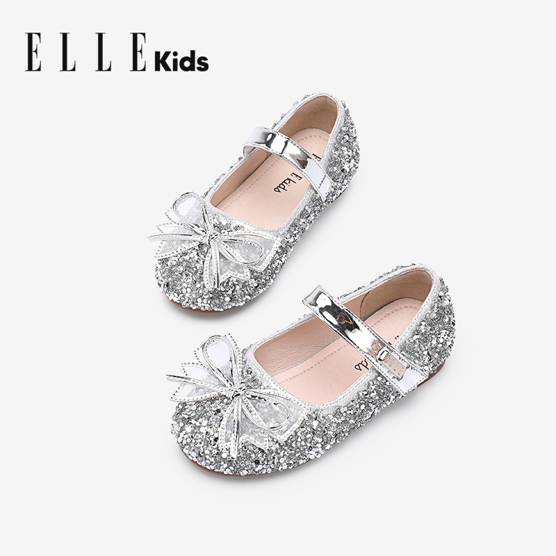 ELLEkids女童公主鞋：春日童话，给宝贝穿上爱莎水晶鞋！
