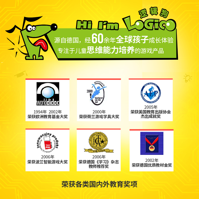 逻辑狗1-4阶段：3-7岁孩子的逻辑思维训练神器，启蒙必备！