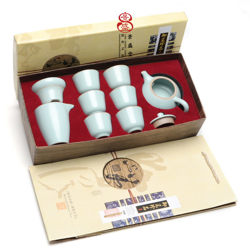 汝窑茶壶与青花茶具：高端茶艺生活，开启你的陶瓷收藏之旅！