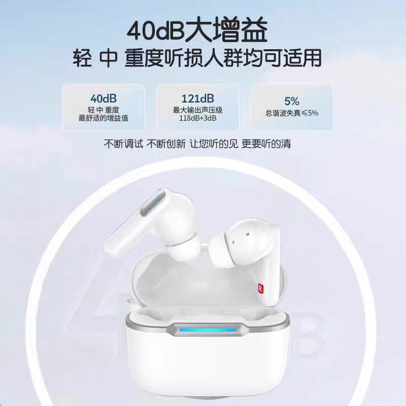 新款智能辅助听力器蓝牙耳机，中老年人的福音，告别耳聋耳背不再是梦！