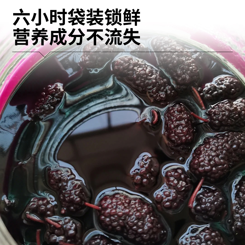 新疆大果桑葚原浆+黑枸杞+中沙棘+华麒蓝莓原浆，天然好滋味，健康每一天！