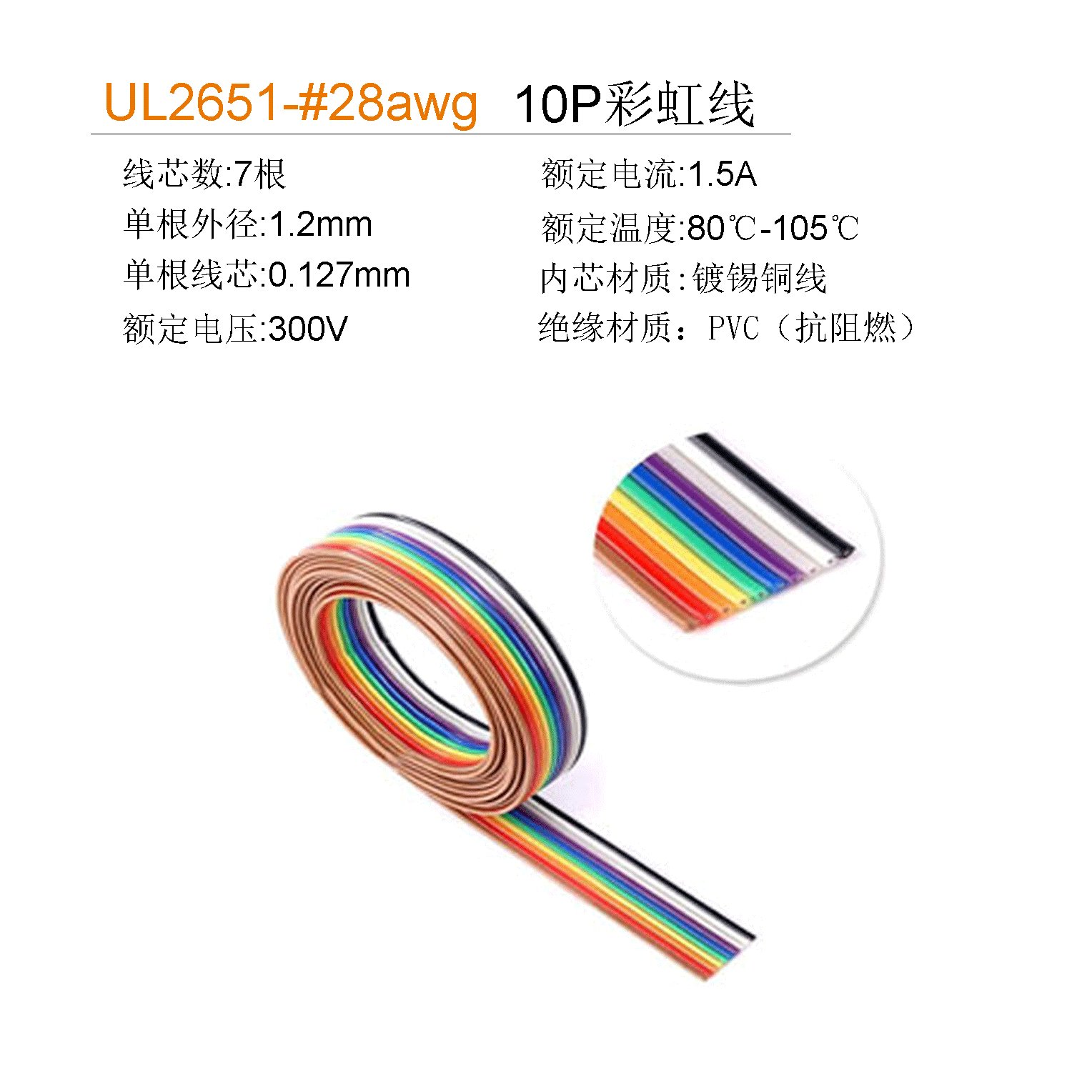 厂家直销彩排线 UL1007#22AWG6P，灯光控场神器，解锁专业舞台的秘密！✨
