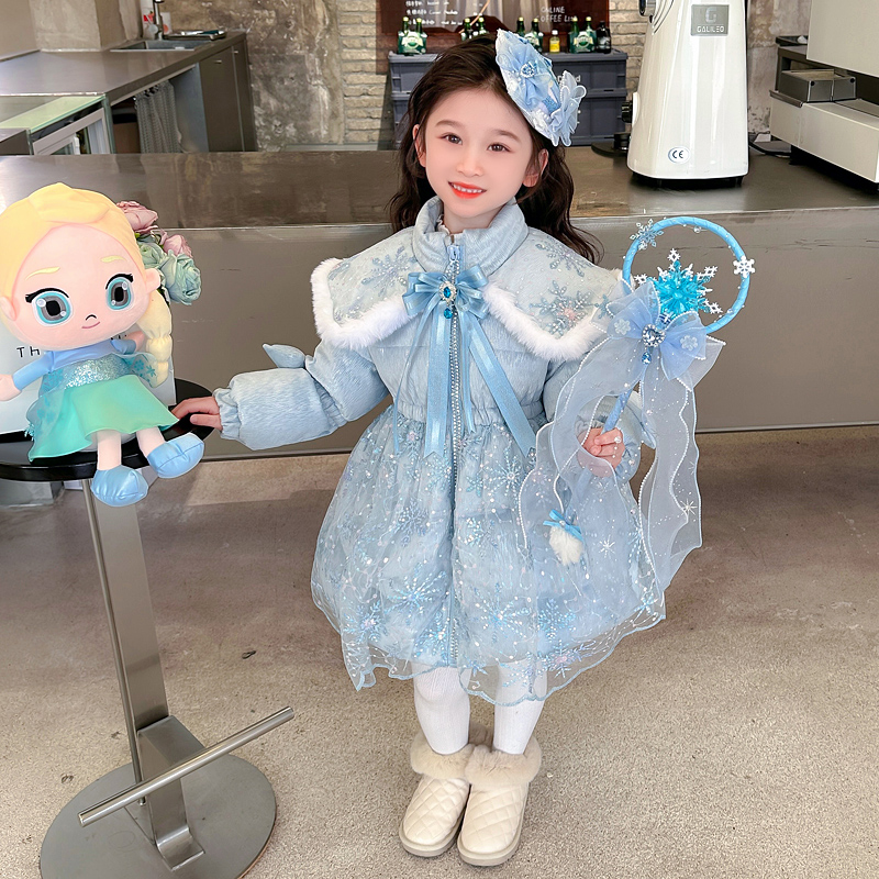白艾莎公主裙真的绝了！冰雪奇缘同款美到窒息！姐妹们冲鸭