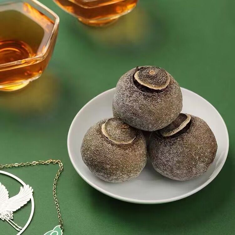 粤一宝赛黄金新会小青柑：广东特产柑普茶，陈皮普洱茶的味觉盛宴