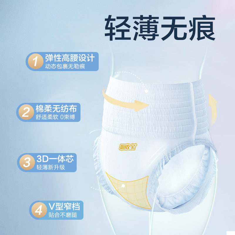吸收宝成人拉拉裤：给最爱的TA最贴心的呵护