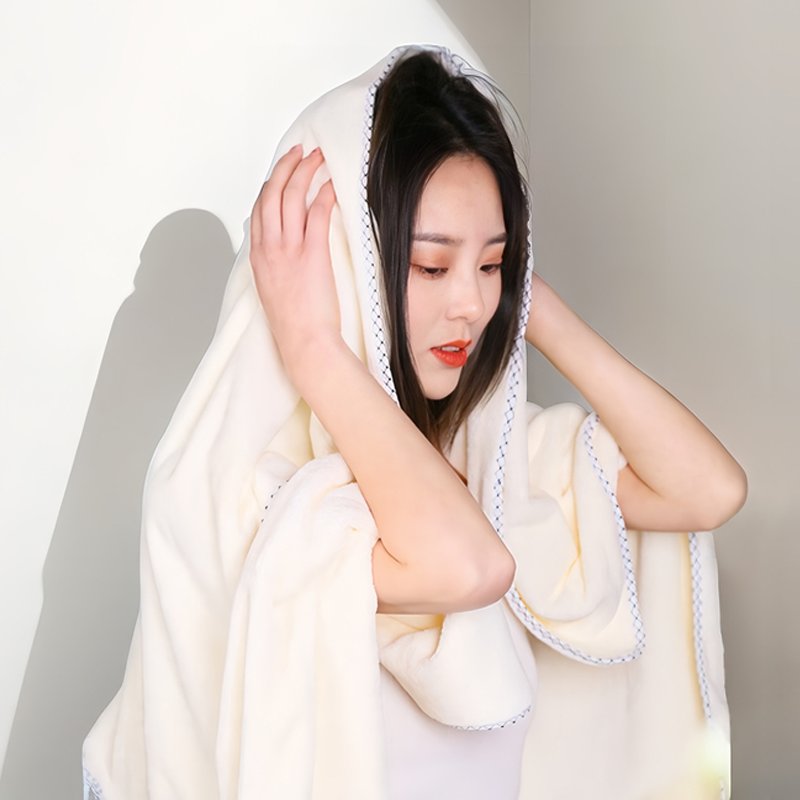 大人干发帽女2023新款：珊瑚绒洗头神器，告别掉毛烦恼！
