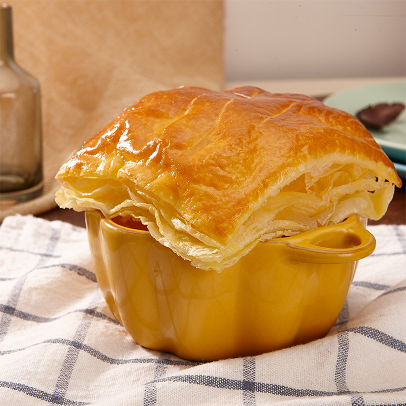 高贝法式酥皮千层派拿破仑：蝴蝶酥皮榴莲酥皮6片装，京津冀成箱包邮，甜品界的艺术品！