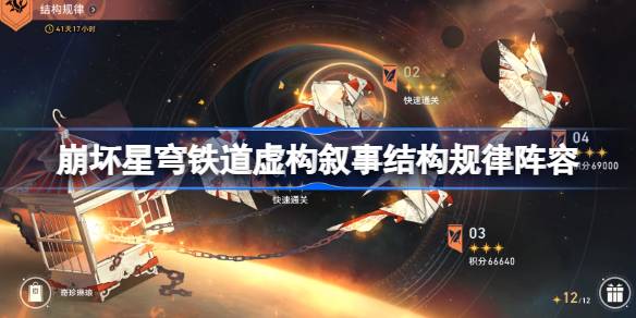 崩坏星穹铁道虚构叙事结构规律阵容推荐 虚构叙事结构规律阵容怎么搭配