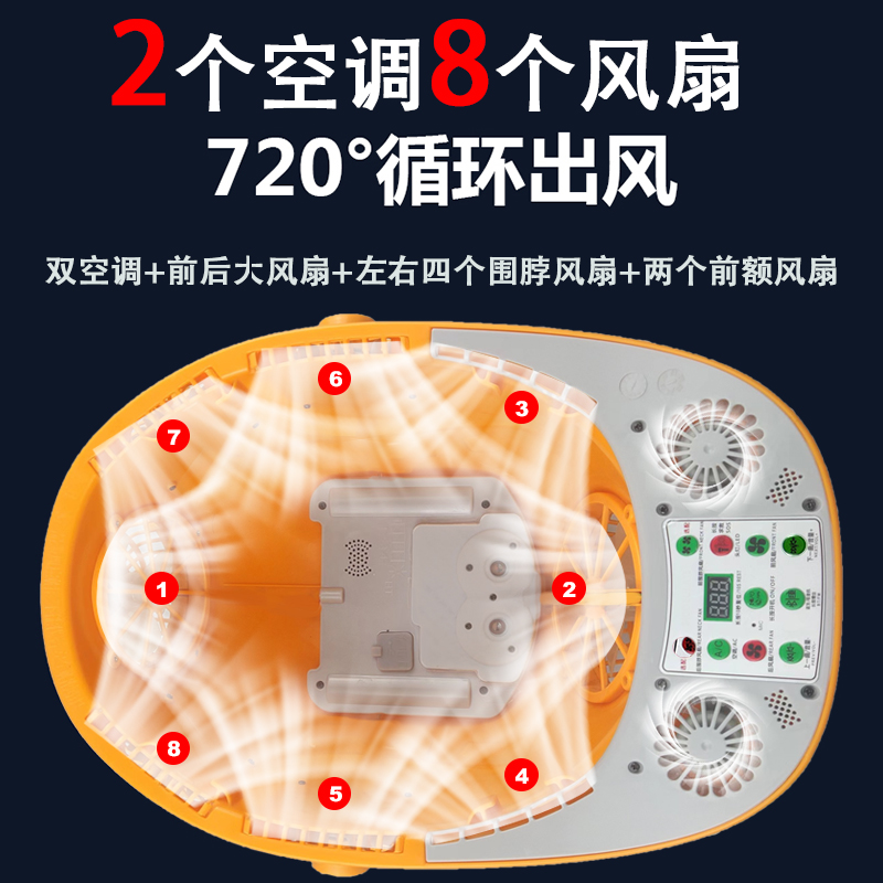 可充电带风扇的帽子：户外防晒新神器，下地干活也能清凉一夏！
