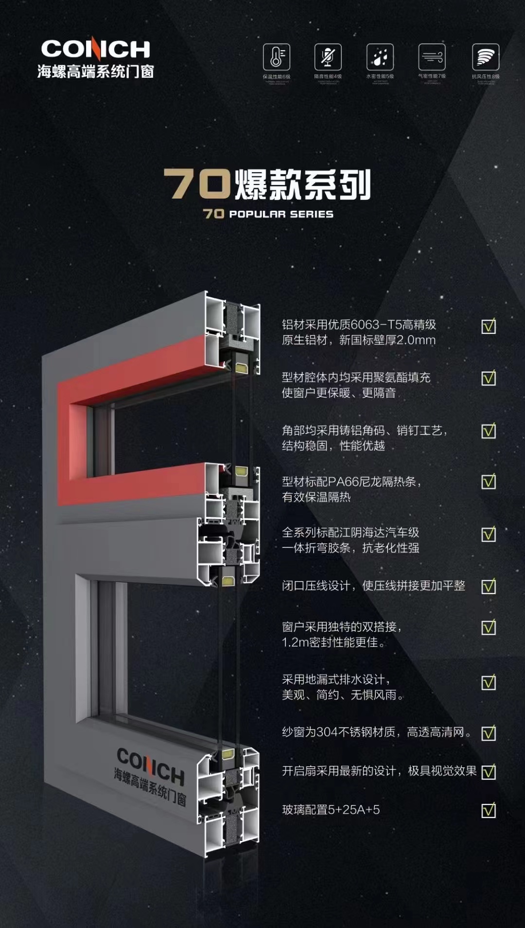 北京卡鲁特85齐平系统窗：三层玻璃高保温隔音，封阳台落地平开窗定制，打造静谧生活空间