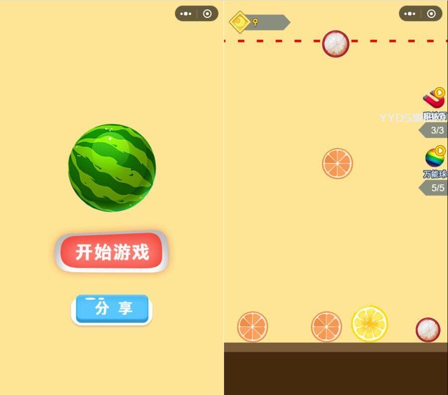 1656120375641881.jpg 微信游戏小程序源码-合成大西瓜小游戏(合成版)源码 附带流量主功能