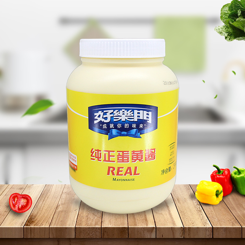 好乐门蛋黄酱3kg真香预警！沙拉三明治神器，吃出幸福感