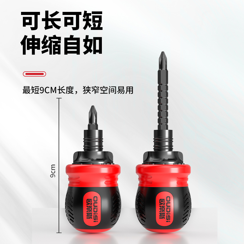 异型改锥半自动棘轮螺丝刀套装：省力神器，轻松搞定各种螺丝难题！️