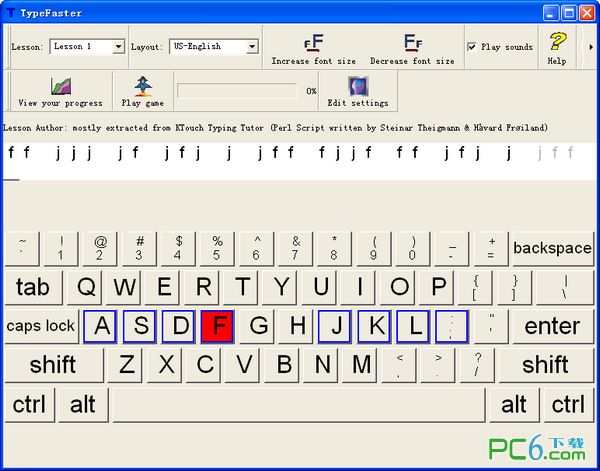 英文打字练习工具(TypeFaster)0.42免费版