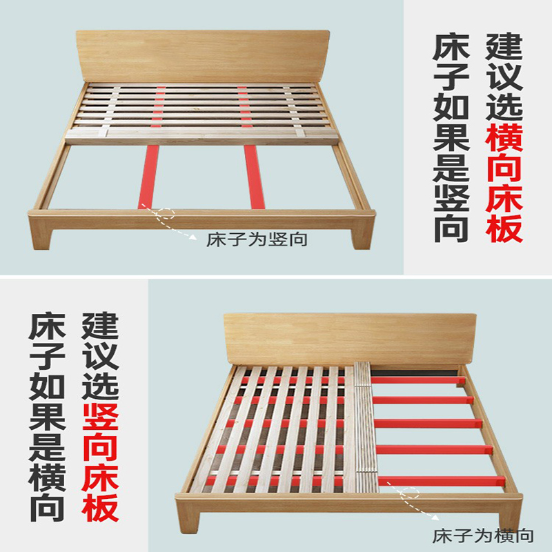 床板实木排骨架折叠木板榻榻米防潮铺板床架硬垫片木条松木床板：打造理想睡眠空间的秘密武器！