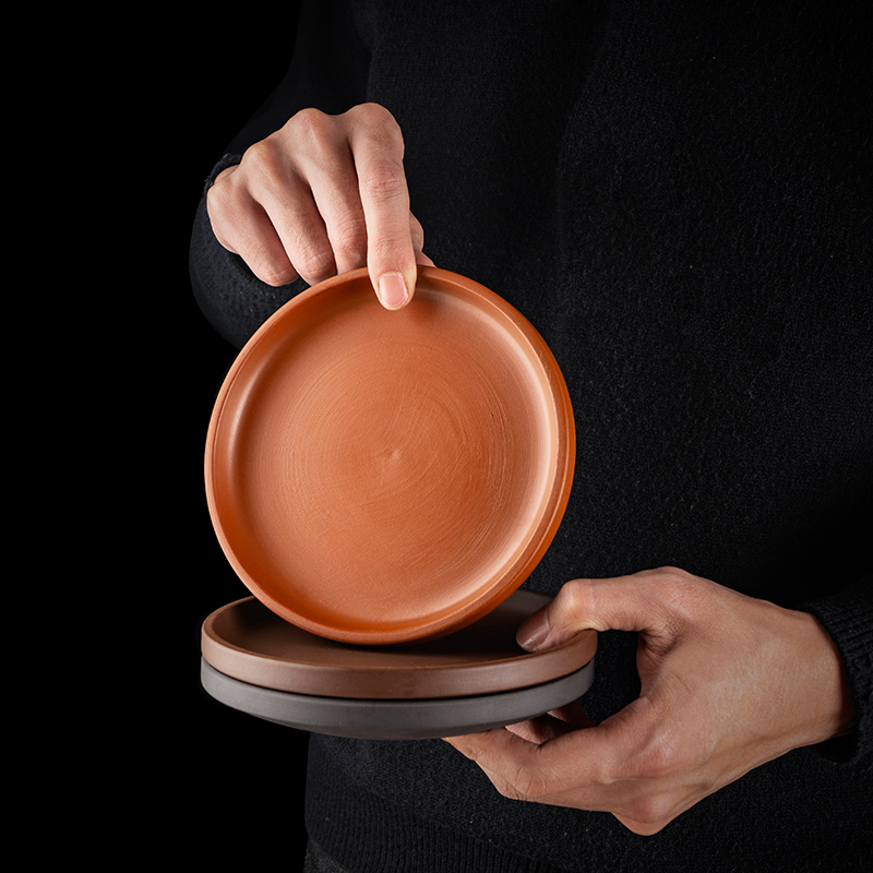 大花盆托盘新升级！不锈钢圆形托盘，让植物摆放更自由