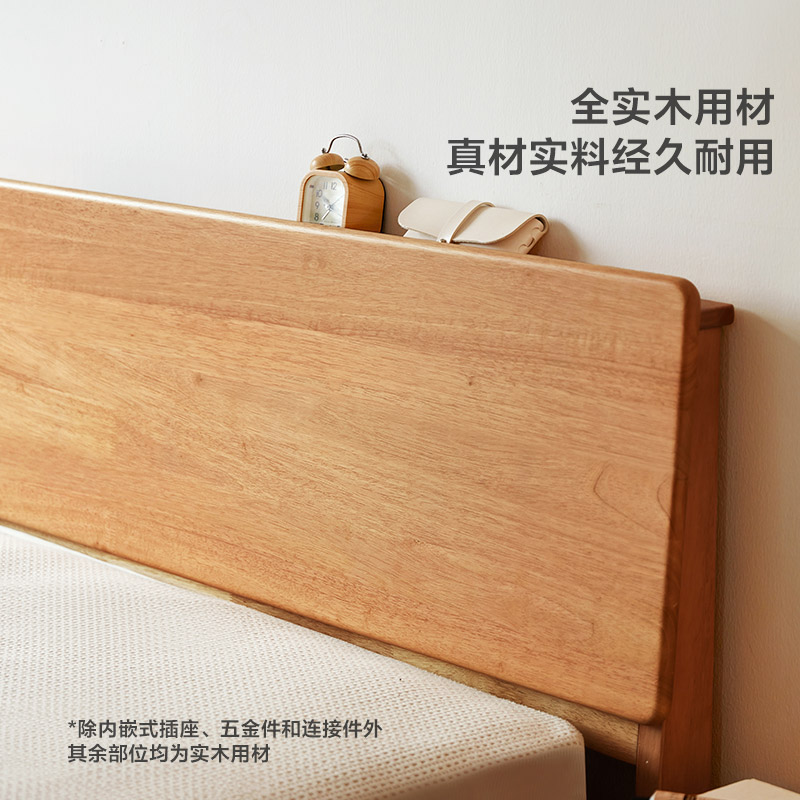 林氏家居现代简约主卧室高箱收纳床：小户型的终极收纳神器！