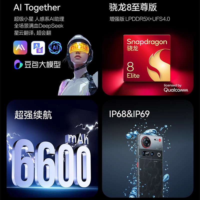 努比亚Z70S Ultra：摄影师的终极梦想，骁龙8至尊版，5G AI手机！✨