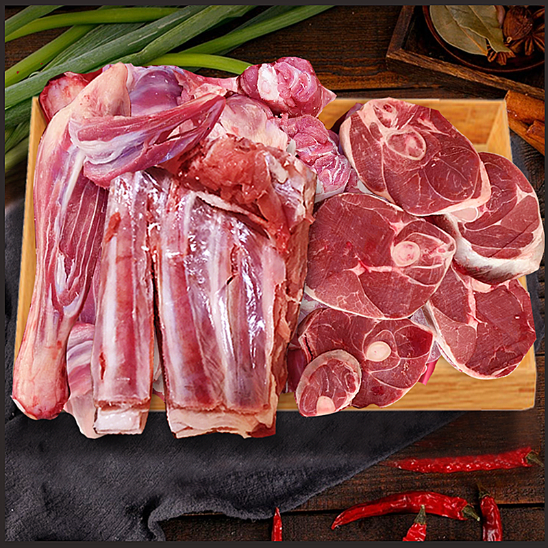 冷冻去骨羊腿肉5斤：美味盛宴，顺丰速达，新鲜如初！