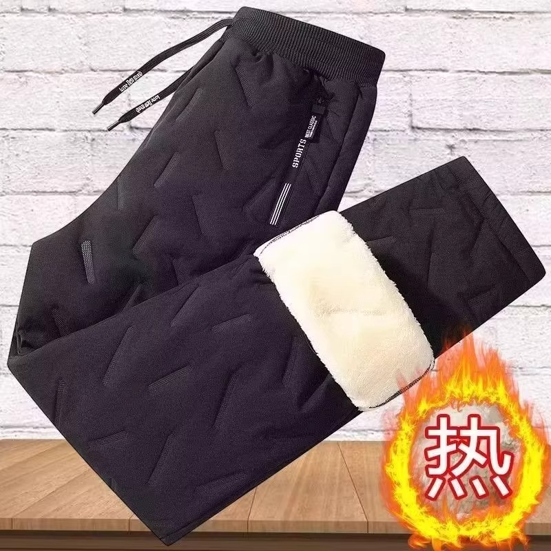 2025冬季新品：羽绒棉裤女，高腰大码外穿加厚宽松休闲束脚保暖棉裤子，让你温暖过冬！
