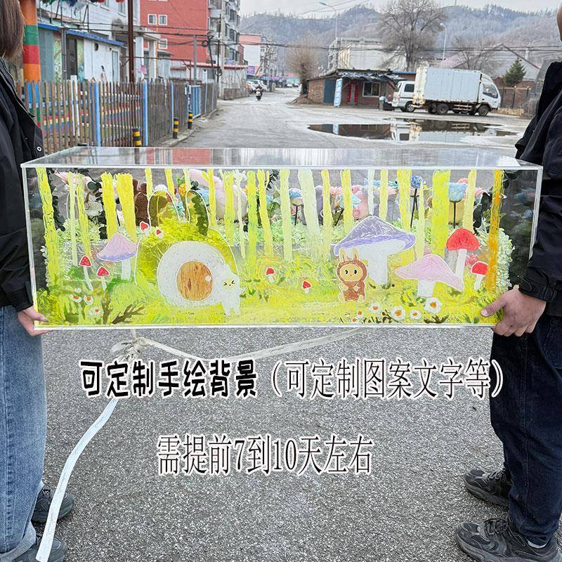 ✨高级感客厅永生花摆件，拉布布花园迪士尼520送女朋友礼物情人节