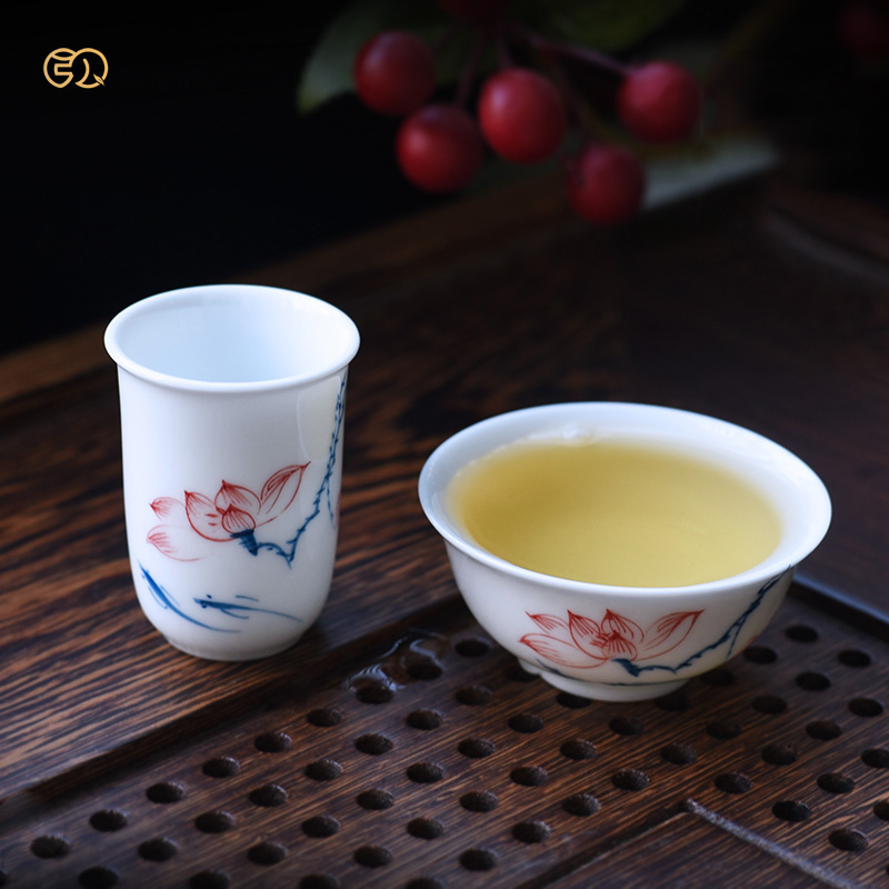 手绘闻香杯套组惊艳上线！喝茶新宠，茶艺小白也能秒变高手✨