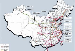 中国高铁线路图2017