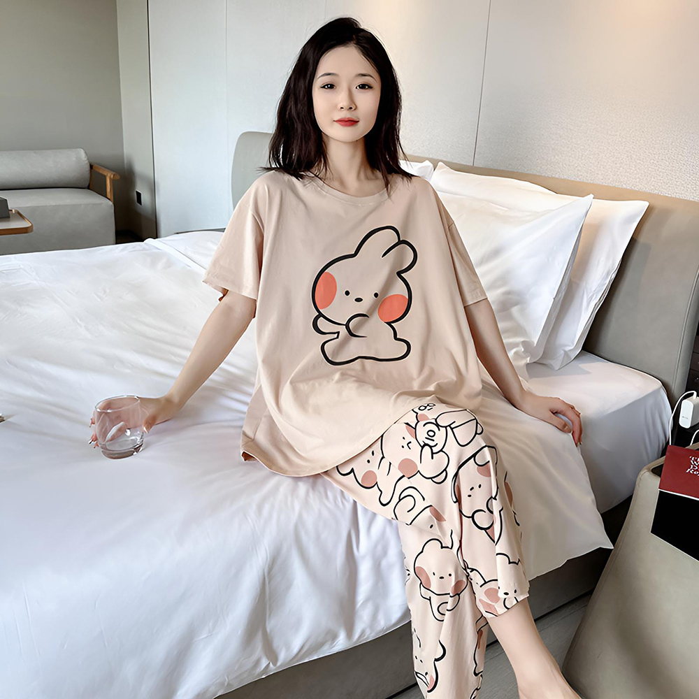春夏薄款纯棉孕妇家居服裤：超柔舒适，孕期必备，大码孕妇也能美美哒！